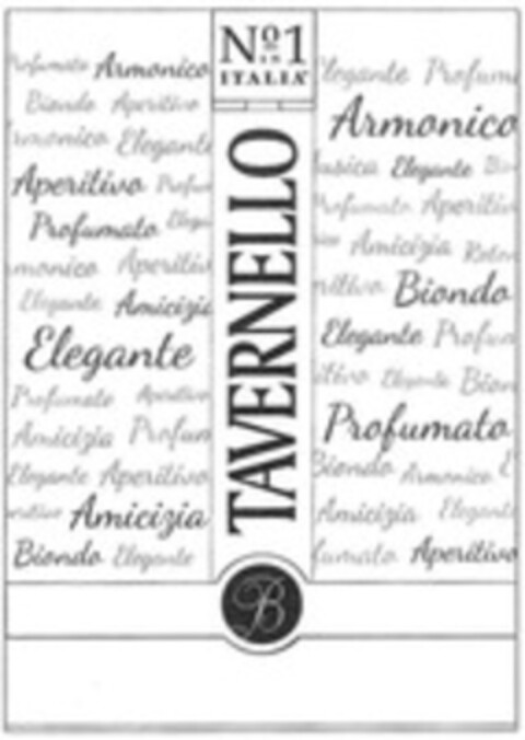 TAVERNELLO N°1 IN ITALIA Armonico elegante profumato ... Logo (WIPO, 11.06.2013)