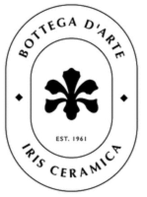 BOTTEGA D'ARTE IRIS CERAMICA EST. 1961 Logo (WIPO, 06.06.2022)