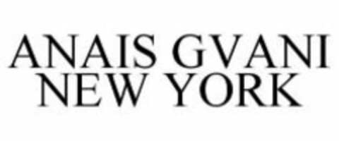 ANAIS GVANI NEW YORK Logo (WIPO, 21.07.2010)