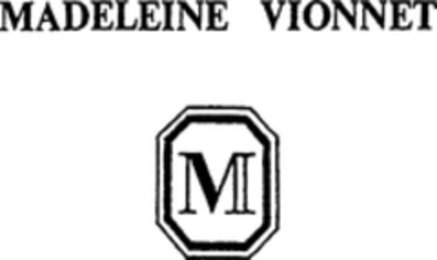 MADELEINE VIONNET Logo (WIPO, 19.12.1988)
