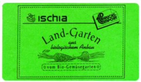 ischia FRUCHT IMPORT Land-Garten aus biologischen Aubau Logo (WIPO, 12/06/1996)