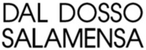 DAL DOSSO SALAMENSA Logo (WIPO, 14.01.2015)