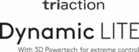 triaction Dynamic LITE With 3D Powertech for extreme control Logo (WIPO, 14.03.2016)