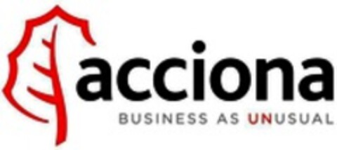 acciona BUSINESS AS UNUSUAL Logo (WIPO, 15.09.2017)