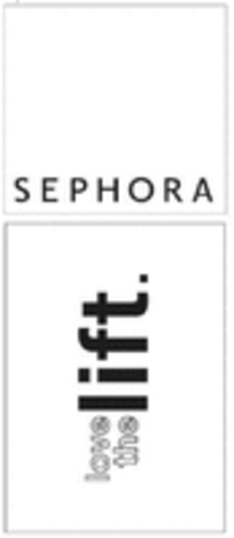 SEPHORA LOVE THE LIFT. Logo (WIPO, 14.06.2023)