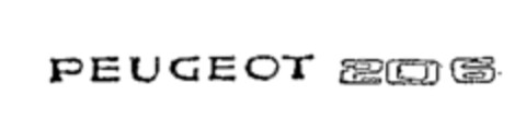 PEUGEOT 206 Logo (WIPO, 10.04.1991)