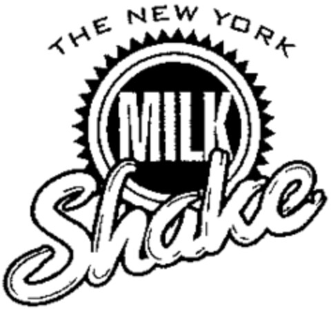 THE NEW YORK MILK Shake Logo (WIPO, 12.11.1998)
