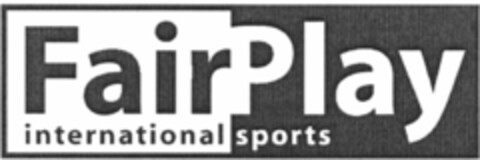 FairPlay international sports Logo (WIPO, 07/21/2006)