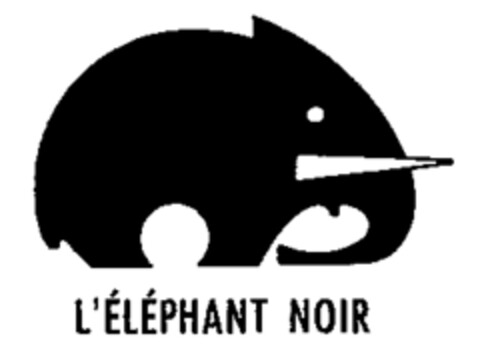 L'ÉLÉPHANT NOIR Logo (WIPO, 25.05.1967)