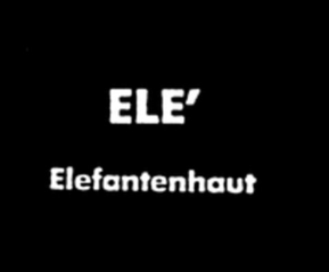 ELE' Elefantenhaut Logo (WIPO, 09/11/1989)