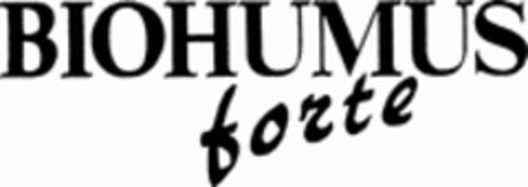 BIOHUMUS forte Logo (WIPO, 09.10.1998)