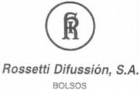 Rossetti Difussión, S.A. BOLSOS Logo (WIPO, 28.04.2011)