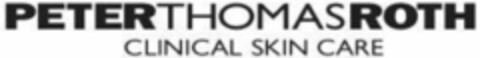 PETERTHOMASROTH CLINICAL SKIN CARE Logo (WIPO, 14.04.2015)