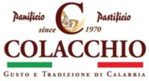 C COLACCHIO Panificio Pastificio since 1970 GUSTO E TRADIZIONE DI CALABRIA Logo (WIPO, 03/30/2016)