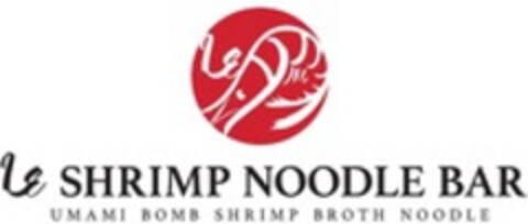 Le SHRIMP NOODLE BAR UMAMI BOMB SHRIMP BROTH NOODLE Logo (WIPO, 19.08.2022)