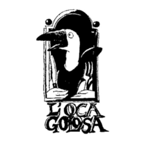 L'OCA GOLOSA Logo (WIPO, 06/17/1991)