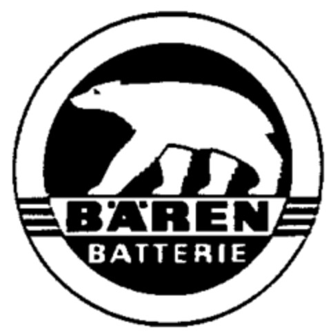 BÄREN BATTERIE Logo (WIPO, 20.07.1995)