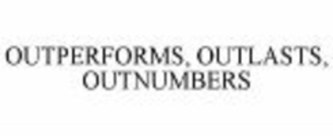 OUTPERFORMS, OUTLASTS, OUTNUMBERS Logo (WIPO, 09/12/2007)