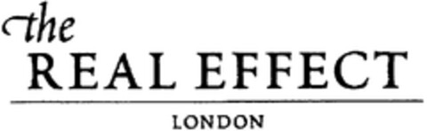 The REAL EFFECT LONDON Logo (WIPO, 01/21/2010)