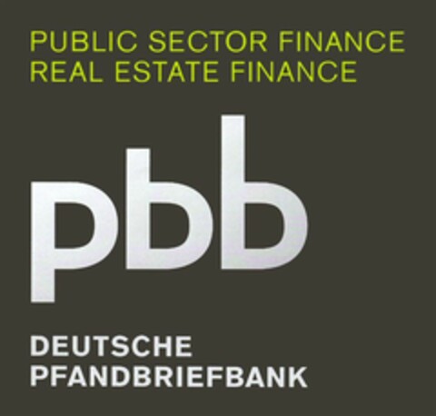 PUBLIC SECTOR FINANCE REAL ESTATE FINANCE pbb DEUTSCHE PFANDBRIEFBANK Logo (WIPO, 03/30/2010)