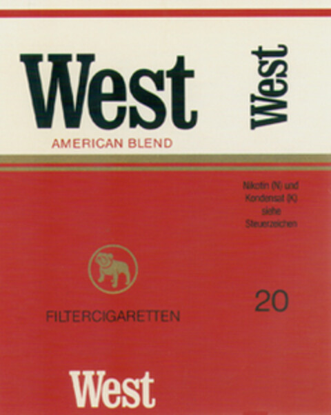West AMERICAN BLEND Logo (WIPO, 26.01.1981)
