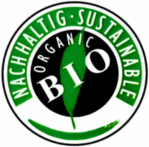 NACHHALTIG SUSTAINABLE ORGANIC BIO Logo (WIPO, 31.07.2009)