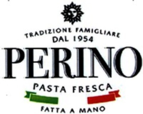 103TRADIZIONE FAMIGLIARE DAL 1954 PERINO PASTA FRESCA FATTA A MANO Logo (WIPO, 08.10.2018)