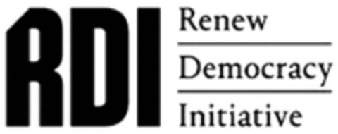 RDI Renew Democracy Initiative Logo (WIPO, 06.06.2019)