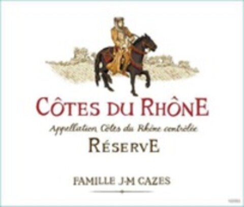 CÔTES DU RHÔNE Appellation Côtes du Rhône contrôlée Réserve FAMILLE J-M CAZES Logo (WIPO, 02.02.2023)