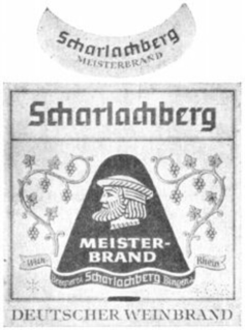 Scharlachberg MEISTERBRAND DEUTSCHER WEINBRAND Logo (WIPO, 31.07.1958)