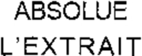 ABSOLUE L'EXTRAIT Logo (WIPO, 07.10.2011)