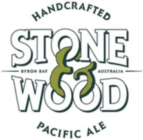 HANDCRAFTED STONE + WOOD PACIFIC ALE BYRON BAY AUSTRALIA Logo (WIPO, 12.06.2014)