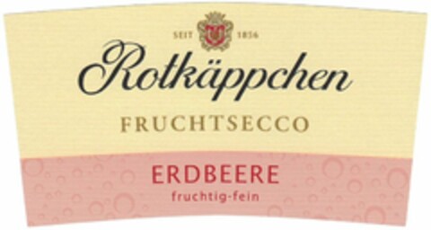 Rotkäppchen FRUCHTSECCO ERDBEERE Logo (WIPO, 20.12.2014)
