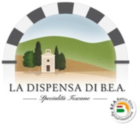 LA DISPENSA DI B.E.A. Specialità Toscane B.E.A. Banco Etico Agroalimentare Logo (WIPO, 03/16/2016)