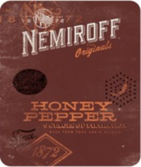 SINCE 1872 NEMIROFF THE Originals HONEY PEPPER 9 STAGES OF FILTRATION Logo (WIPO, 11.08.2020)