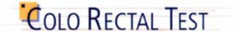 COLO RECTAL TEST Logo (WIPO, 18.07.2001)