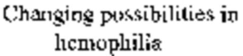Changing possibilities in hemophilia Logo (WIPO, 10/01/2008)