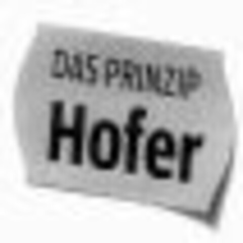 DAS PRINZIP Hofer Logo (WIPO, 11.01.2011)