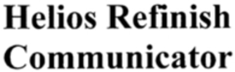 Helios Refinish Communicator Logo (WIPO, 11.06.2018)