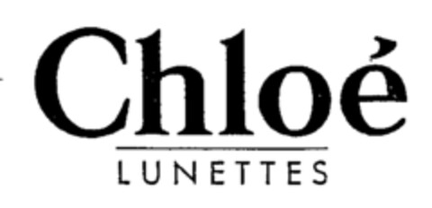 Chloé LUNETTES Logo (WIPO, 29.05.1989)