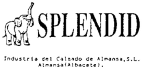 SPLENDID Industria del Calzado de Almansa, S.L. Almansa (Albacete) Logo (WIPO, 25.05.1999)