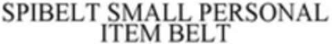 SPIBELT SMALL PERSONAL ITEM BELT Logo (WIPO, 21.04.2009)