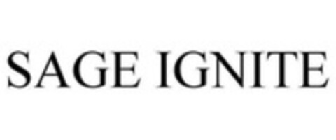 SAGE IGNITE Logo (WIPO, 28.05.2015)