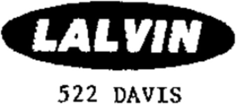 LALVIN 522 DAVIS Logo (WIPO, 05/12/1989)
