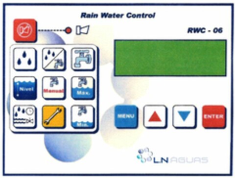 Rain Water Control L.N.ÁGUAS Logo (WIPO, 21.07.2008)