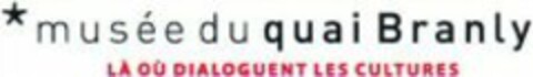 musée du quai Branly LÀ OÙ DIALOGUENT LES CULTURES Logo (WIPO, 22.12.2010)