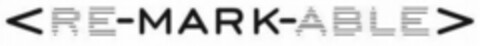 <RE-MARK-ABLE> Logo (WIPO, 12.07.2011)
