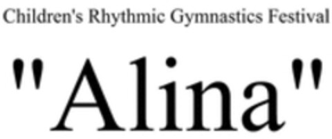 Children's Rhythmic Gymnastics Festival "Alina" Logo (WIPO, 22.03.2019)