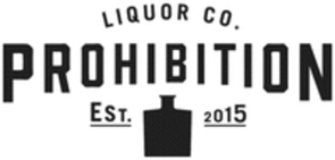 LIQUOR CO. PROHIBITION EST. 2015 Logo (WIPO, 01/14/2020)