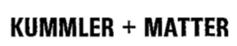 KUMMLER + MATTER Logo (WIPO, 01.07.1991)